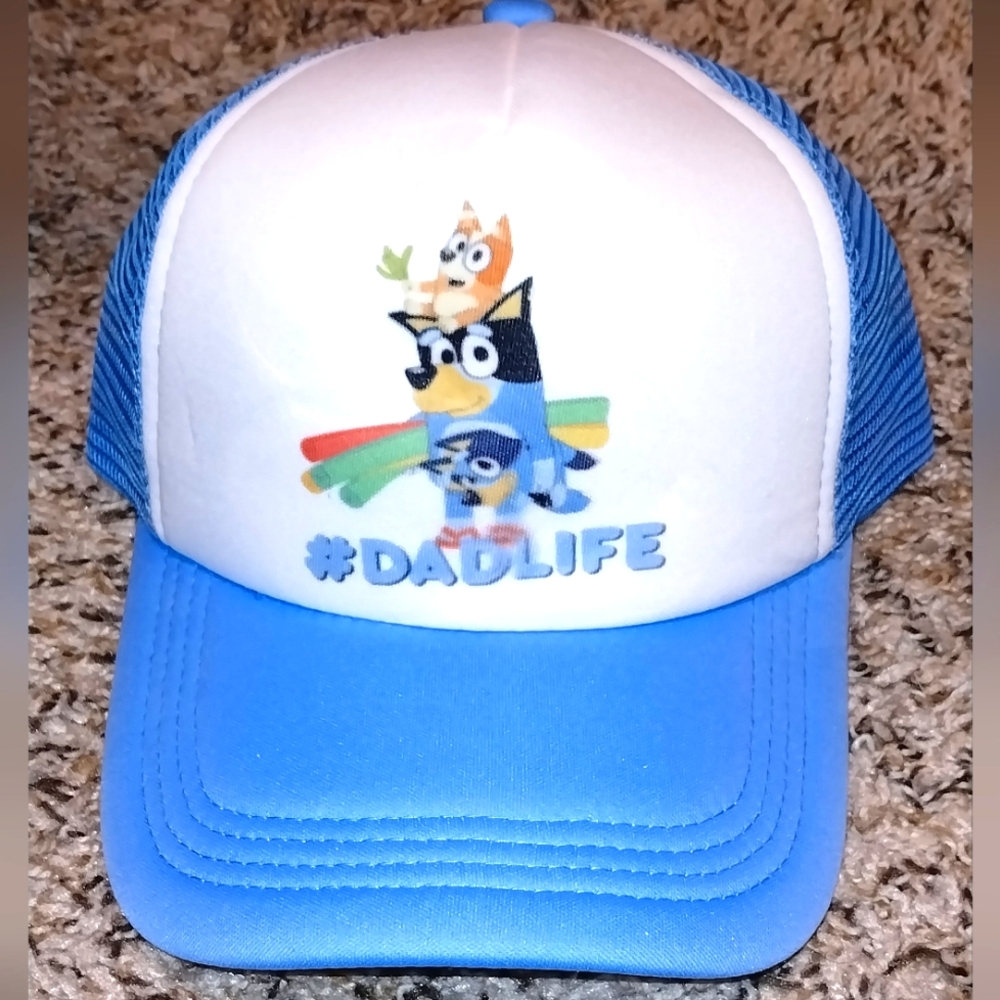 Dad life trucker hat (handmade)